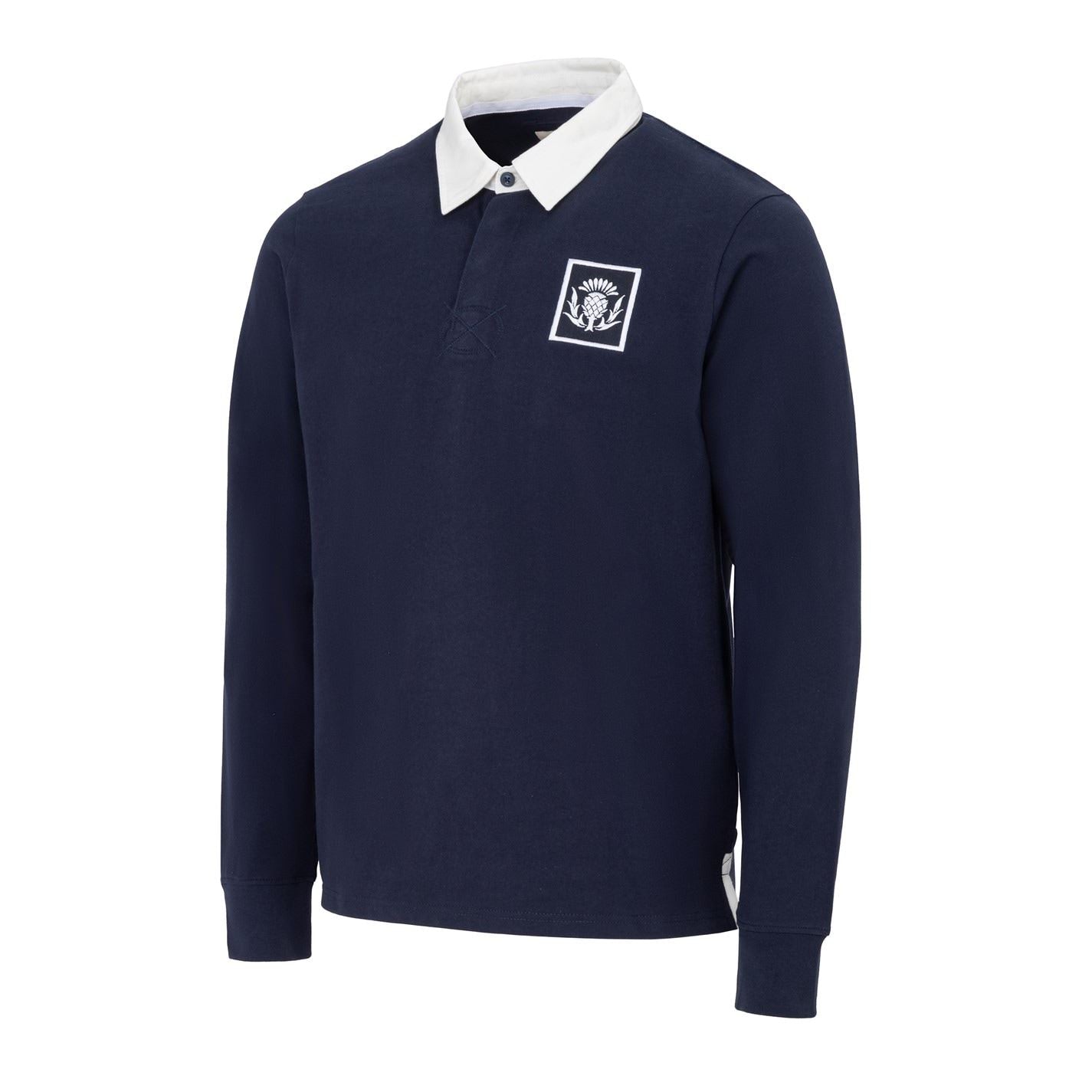 1993studio】24FW☆ Applique Collar Rugby T-shirt