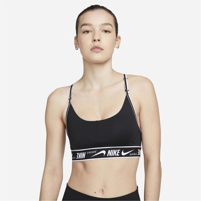 nike indy logo sports bra ladies