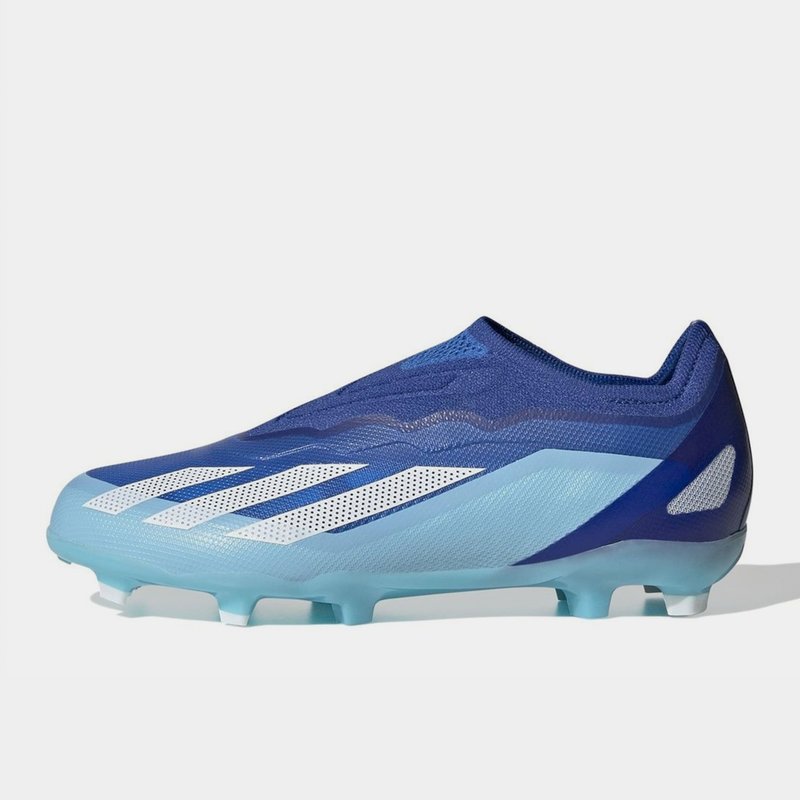 Adidas blue discount laceless boots