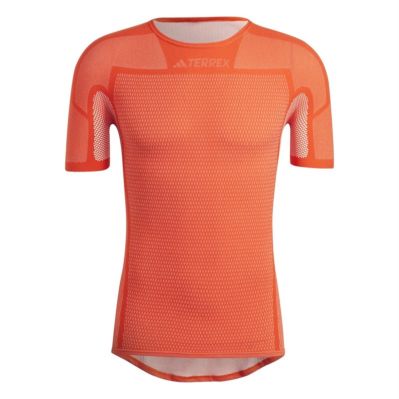 adidas D2M Logo Short Sleeve T-Shirt Orange
