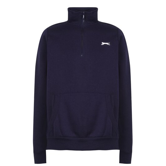 Slazenger quarter zip fleece top mens hot sale