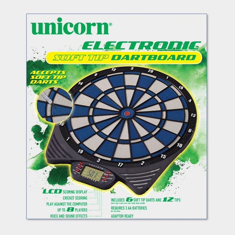 Unicorn Electronic Soft Tip Dart Board, £15.00